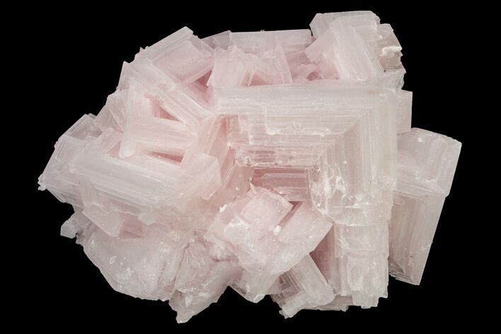 Pink Halite Crystal Cluster - Trona, California #239564